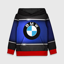 Толстовка-худи детская BMW, цвет: 3D-красный