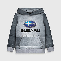 Толстовка-худи детская SUBARU, цвет: 3D-меланж