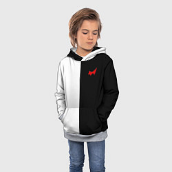 Толстовка-худи детская Monokuma, цвет: 3D-меланж — фото 2