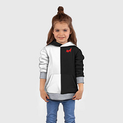 Толстовка-худи детская Monokuma, цвет: 3D-меланж — фото 2