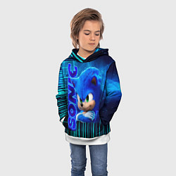 Толстовка-худи детская Sonik, цвет: 3D-белый — фото 2