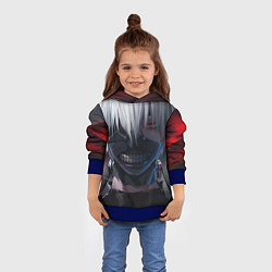 Толстовка-худи детская TOKYO GHOUL, цвет: 3D-синий — фото 2