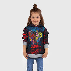 Толстовка-худи детская Five Nights At Freddys, цвет: 3D-меланж — фото 2