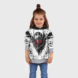 Толстовка-худи детская BERSERK, цвет: 3D-меланж — фото 2