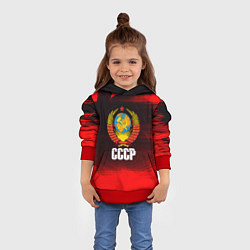 Толстовка-худи детская СССР, цвет: 3D-красный — фото 2