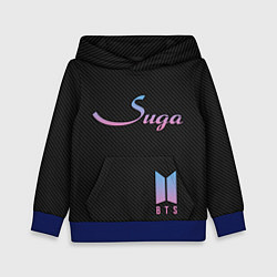 Толстовка-худи детская BTS Suga, цвет: 3D-синий