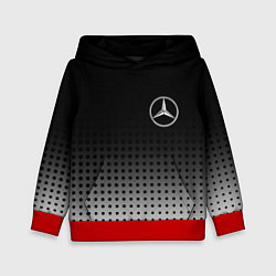 Толстовка-худи детская Mercedes-Benz, цвет: 3D-красный