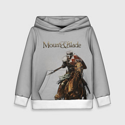 Толстовка-худи детская Mount and Blade, цвет: 3D-белый