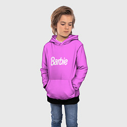 Толстовка-худи детская Barbie, цвет: 3D-черный — фото 2