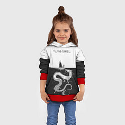 Толстовка-худи детская Унесённые призраками, цвет: 3D-красный — фото 2