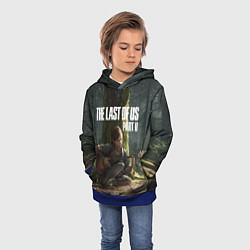 Толстовка-худи детская The Last of Us part 2, цвет: 3D-синий — фото 2