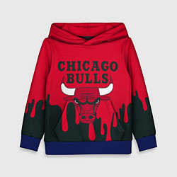 Толстовка-худи детская Chicago Bulls, цвет: 3D-синий