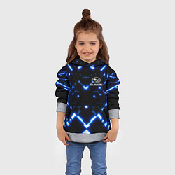 Толстовка-худи детская SUBARU, цвет: 3D-меланж — фото 2