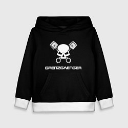 Толстовка-худи детская Grenzgaenger, цвет: 3D-белый