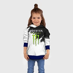 Толстовка-худи детская MONSTER ENERGY, цвет: 3D-синий — фото 2