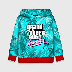 Толстовка-худи детская GTA VICE CITY, цвет: 3D-красный