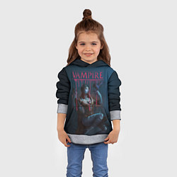 Толстовка-худи детская Vampire: The Masquerade, цвет: 3D-меланж — фото 2