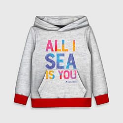 Детская толстовка ALL I SEA IS YOU