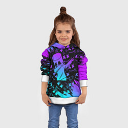 Толстовка-худи детская FORTNITE x MARSHMELLO, цвет: 3D-белый — фото 2