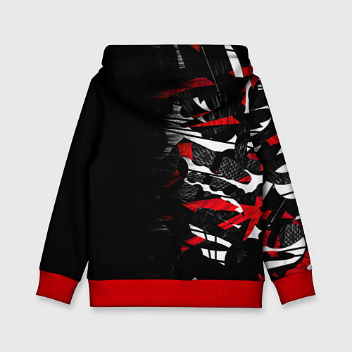 Детская толстовка Анархия / 3D-Красный – фото 2