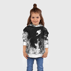 Толстовка-худи детская FAIRY TAIL ХВОСТ ФЕИ, цвет: 3D-белый — фото 2