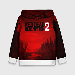 Толстовка-худи детская Red Dead Redemption 2, цвет: 3D-белый