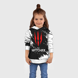 Толстовка-худи детская The Witcher, цвет: 3D-белый — фото 2