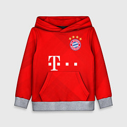 Толстовка-худи детская BAYERN MUNCHEN, цвет: 3D-меланж