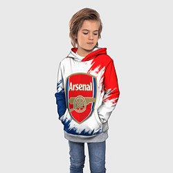Толстовка-худи детская ARSENAL, цвет: 3D-меланж — фото 2