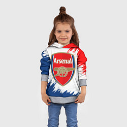 Толстовка-худи детская ARSENAL, цвет: 3D-меланж — фото 2