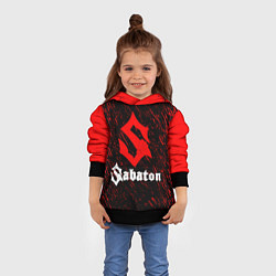 Толстовка-худи детская Sabaton, цвет: 3D-черный — фото 2