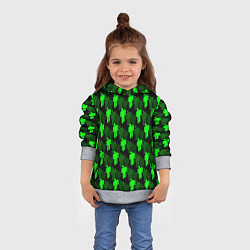 Толстовка-худи детская BILLIE EILISH, цвет: 3D-меланж — фото 2