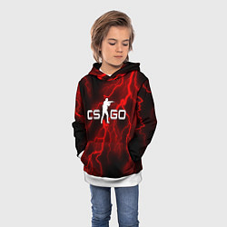 Толстовка-худи детская COUNTER STRIKE, цвет: 3D-белый — фото 2