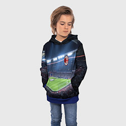 Толстовка-худи детская FC MILAN, цвет: 3D-синий — фото 2