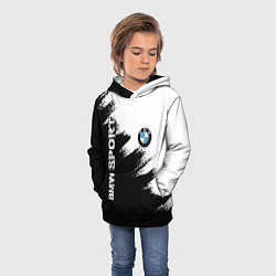Толстовка-худи детская BMW, цвет: 3D-черный — фото 2