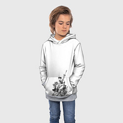 Толстовка-худи детская Berserk, цвет: 3D-меланж — фото 2