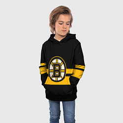 Толстовка-худи детская BOSTON BRUINS NHL, цвет: 3D-черный — фото 2
