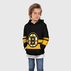 Толстовка-худи детская BOSTON BRUINS NHL, цвет: 3D-белый — фото 2