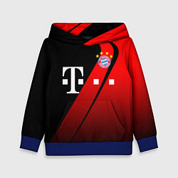Толстовка-худи детская FC Bayern Munchen Форма, цвет: 3D-синий