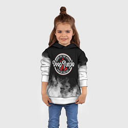 Толстовка-худи детская Deep Purple, цвет: 3D-белый — фото 2