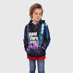 Толстовка-худи детская GTA, цвет: 3D-красный — фото 2