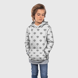Толстовка-худи детская Глаза, цвет: 3D-меланж — фото 2
