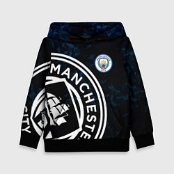 Толстовка-худи детская Manchester City, цвет: 3D-черный