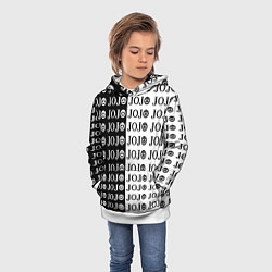 Толстовка-худи детская JoJo Bizarre Adventure, цвет: 3D-белый — фото 2