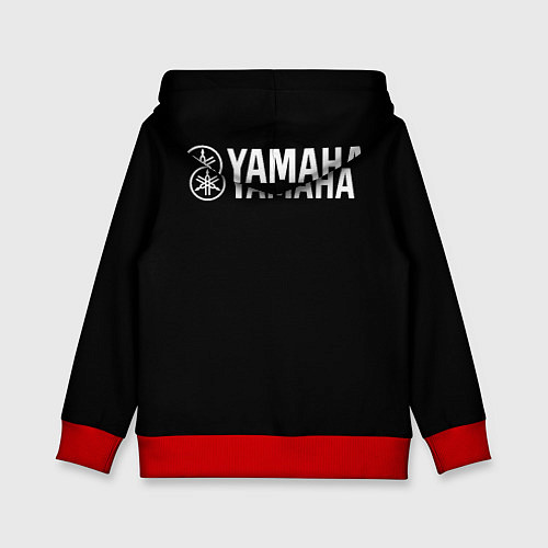 Детская толстовка Yamaha на спине / 3D-Красный – фото 2