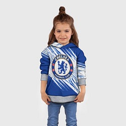 Толстовка-худи детская Chelsea, цвет: 3D-меланж — фото 2