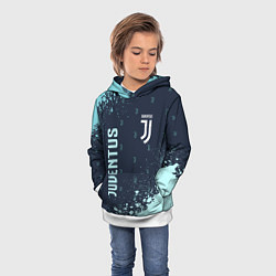 Толстовка-худи детская JUVENTUS ЮВЕНТУС, цвет: 3D-белый — фото 2