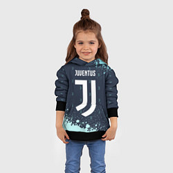 Толстовка-худи детская JUVENTUS ЮВЕНТУС, цвет: 3D-черный — фото 2