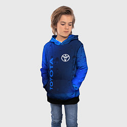 Толстовка-худи детская TOYOTA ТОЙОТА, цвет: 3D-черный — фото 2