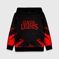 Толстовка-худи детская League of legends, цвет: 3D-черный